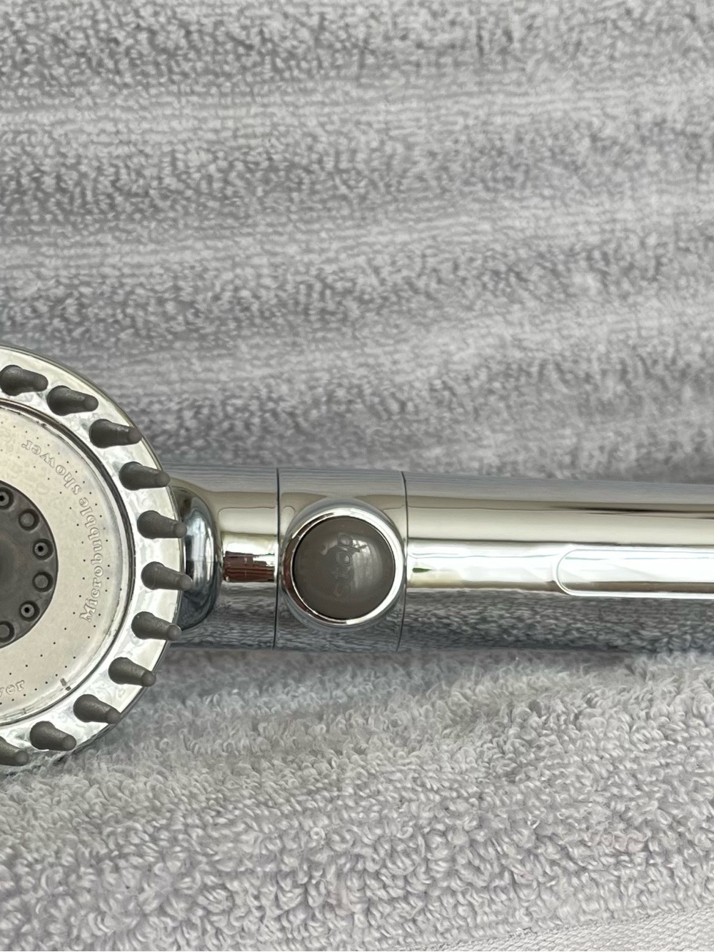 Chrome Handheld Shower Head - Polished Silver